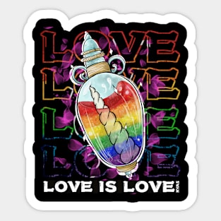 Gay Pride - Rainbow of Love Sticker